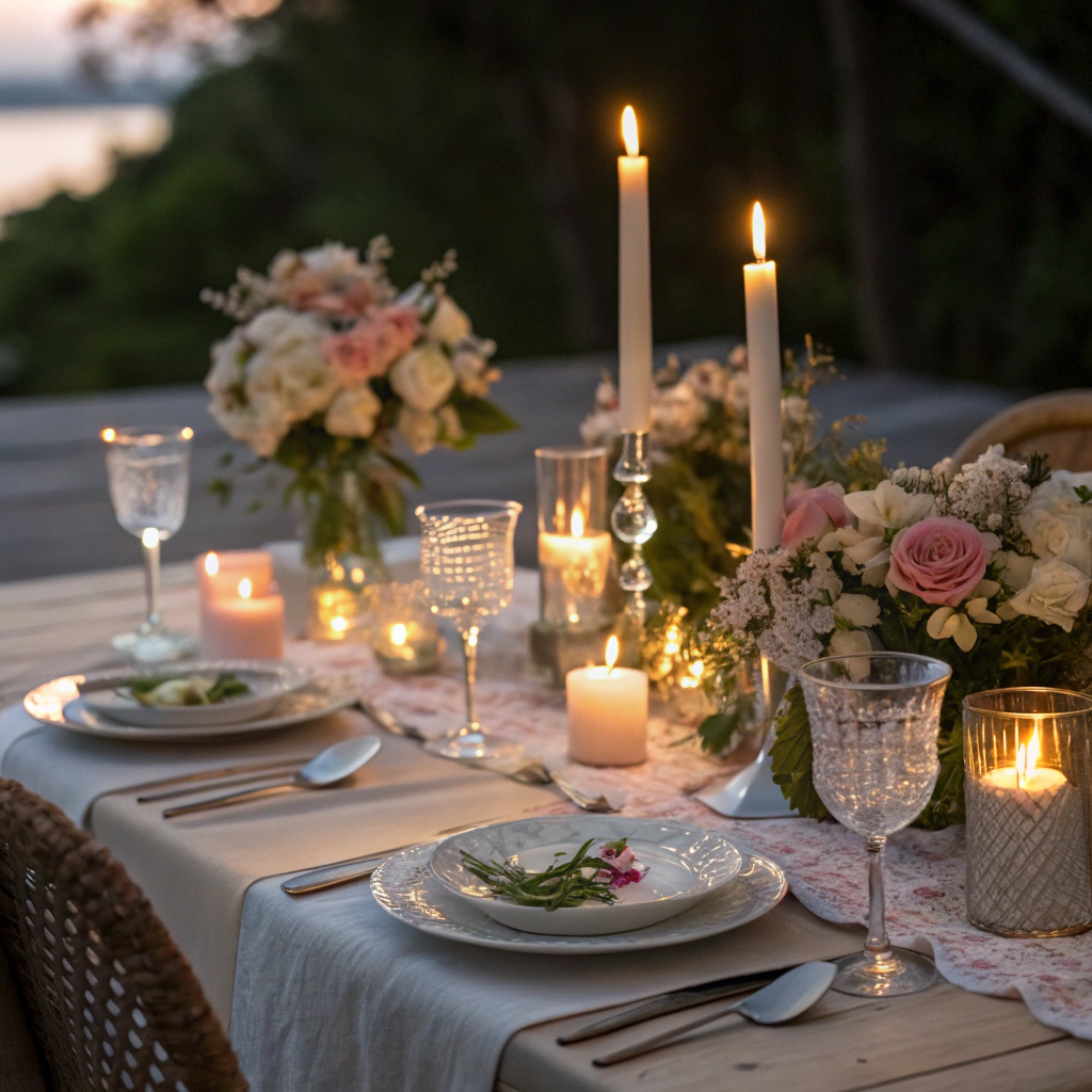 Cozy, candlelit dining room atmosphere at MISTO